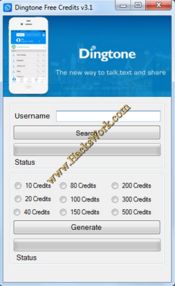 Dingtone credits generator download